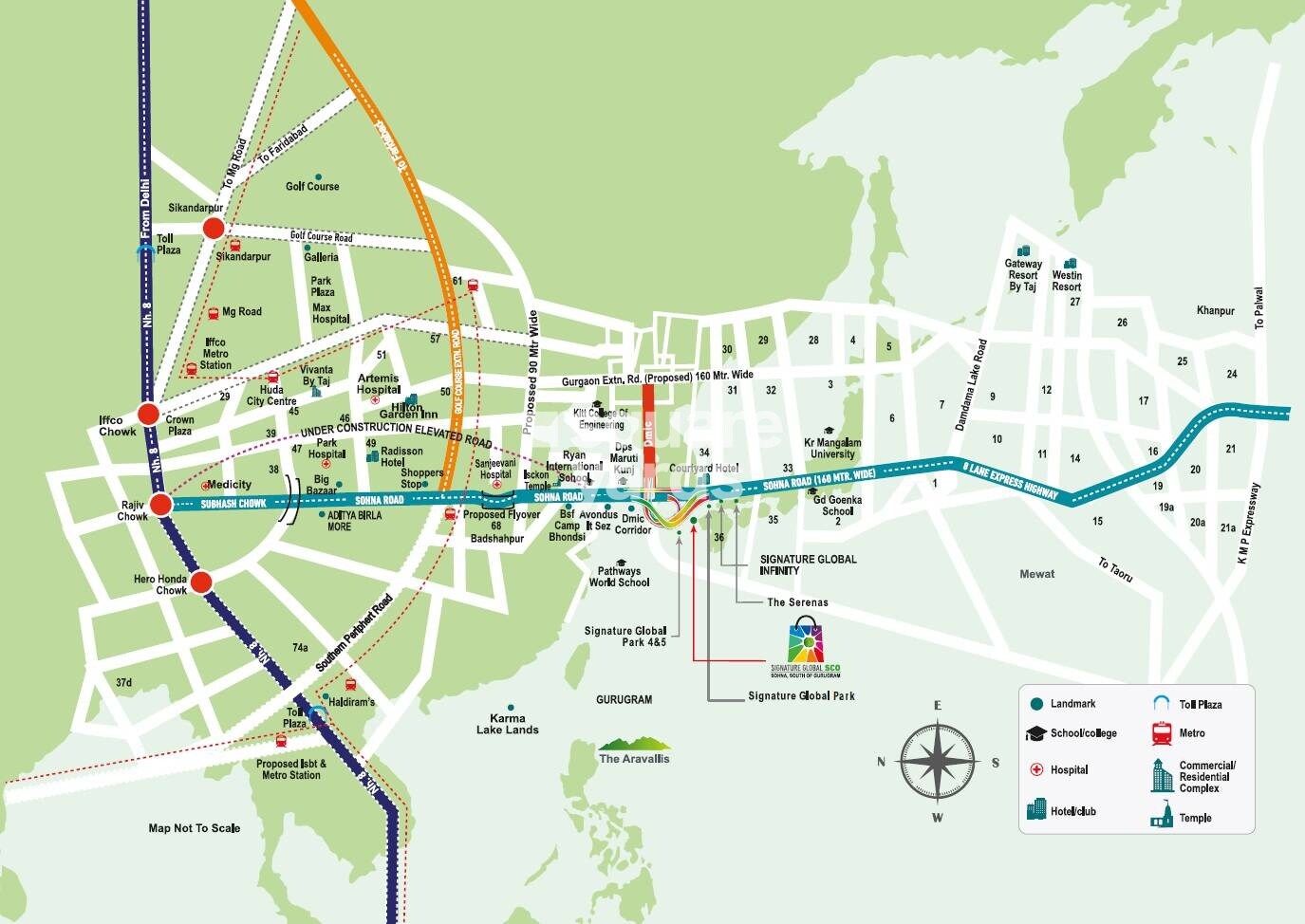 Signature Global SCO Location Image