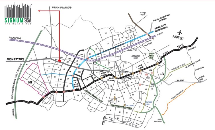 Signature Global Signum 95 Location Image