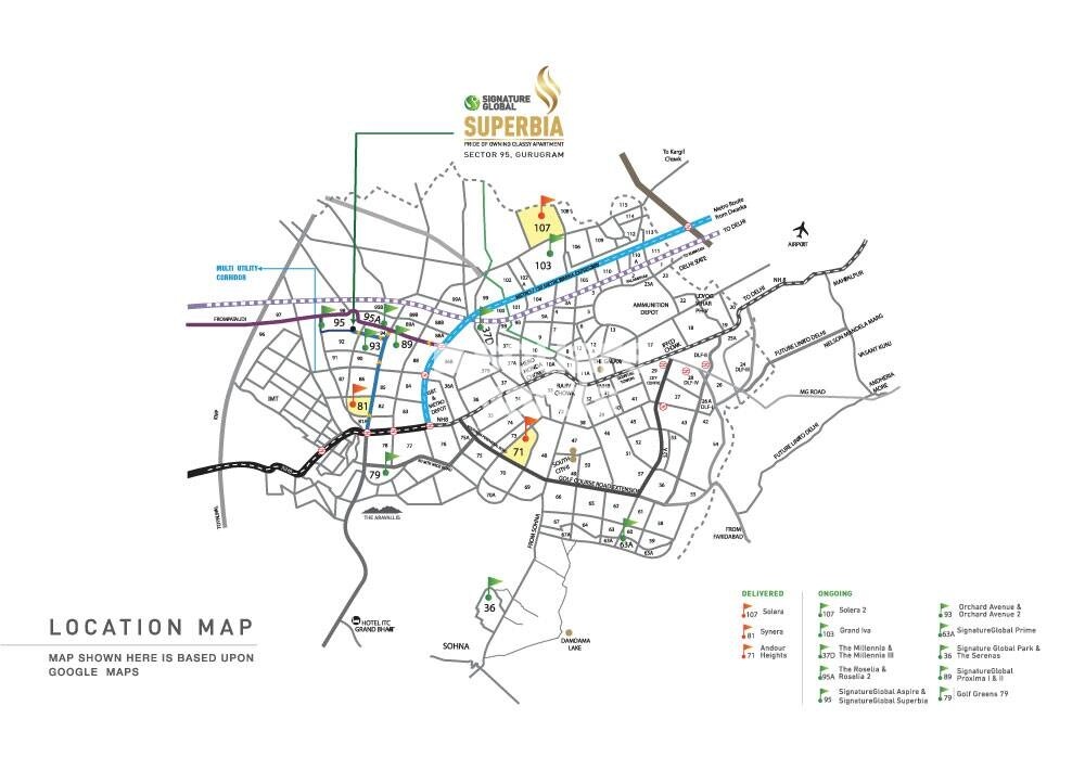 Signature Global Superbia Location Image