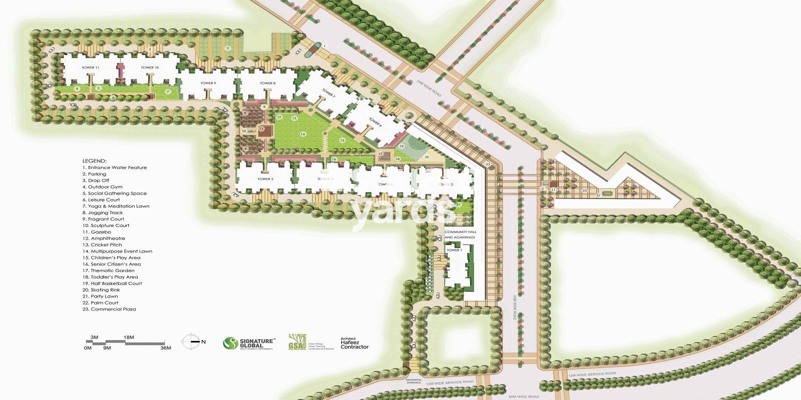 Signature Global The Millennia Master Plan Image