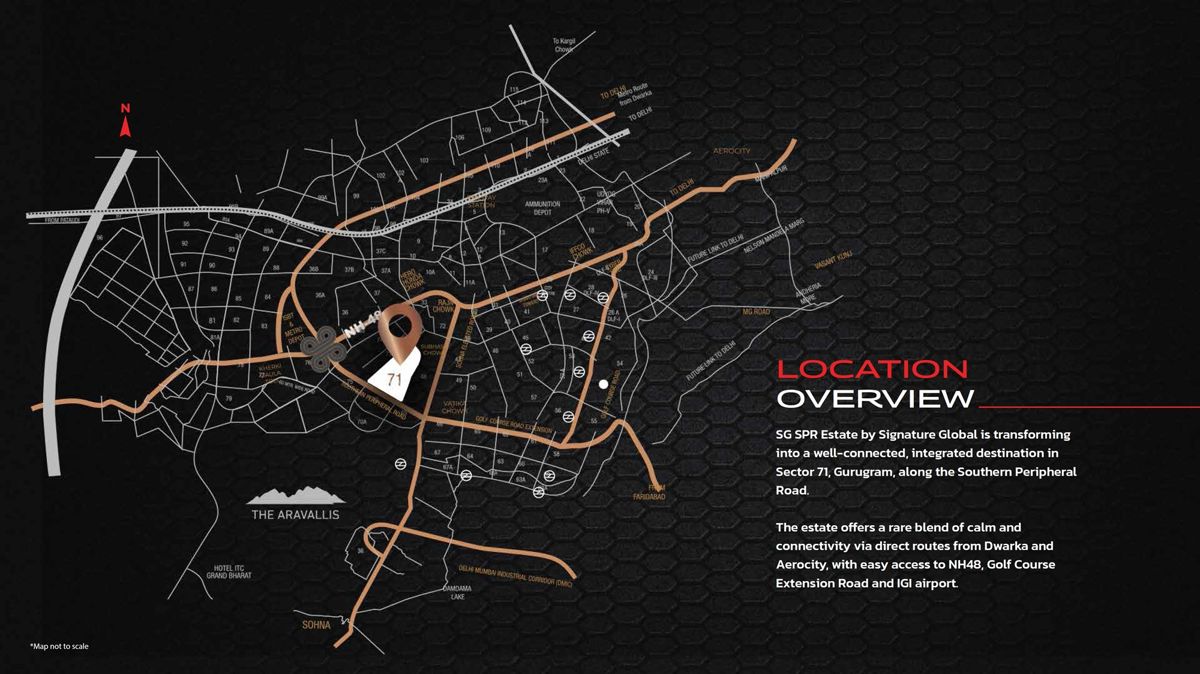 Signature Global Tonino Lamborghini Residences Location Image