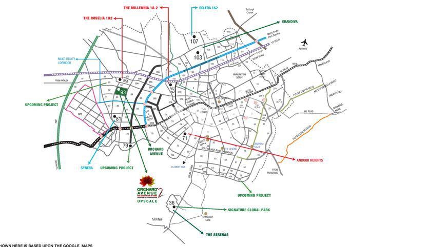 Signature Orchard Avenue 2 Location Image