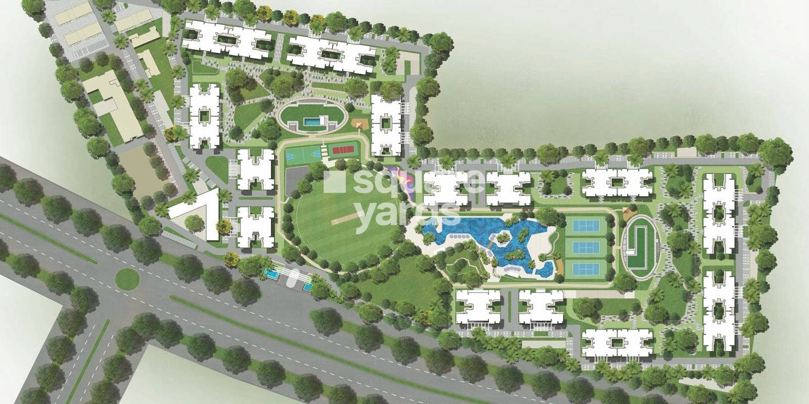 Sobha City Chintels Metropolis Master Plan Image