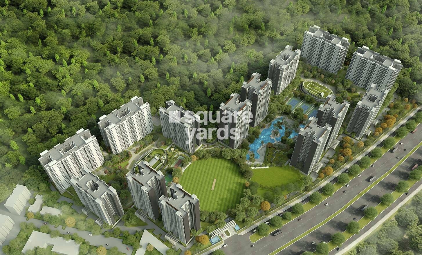 Sobha City Chintels Metropolis Tower View