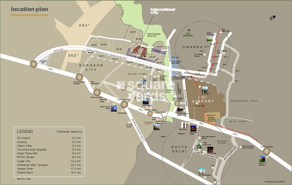 Sobha International City Phase 1 Location Image