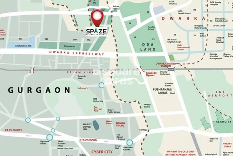 Spaze Grand Central Location Image 1