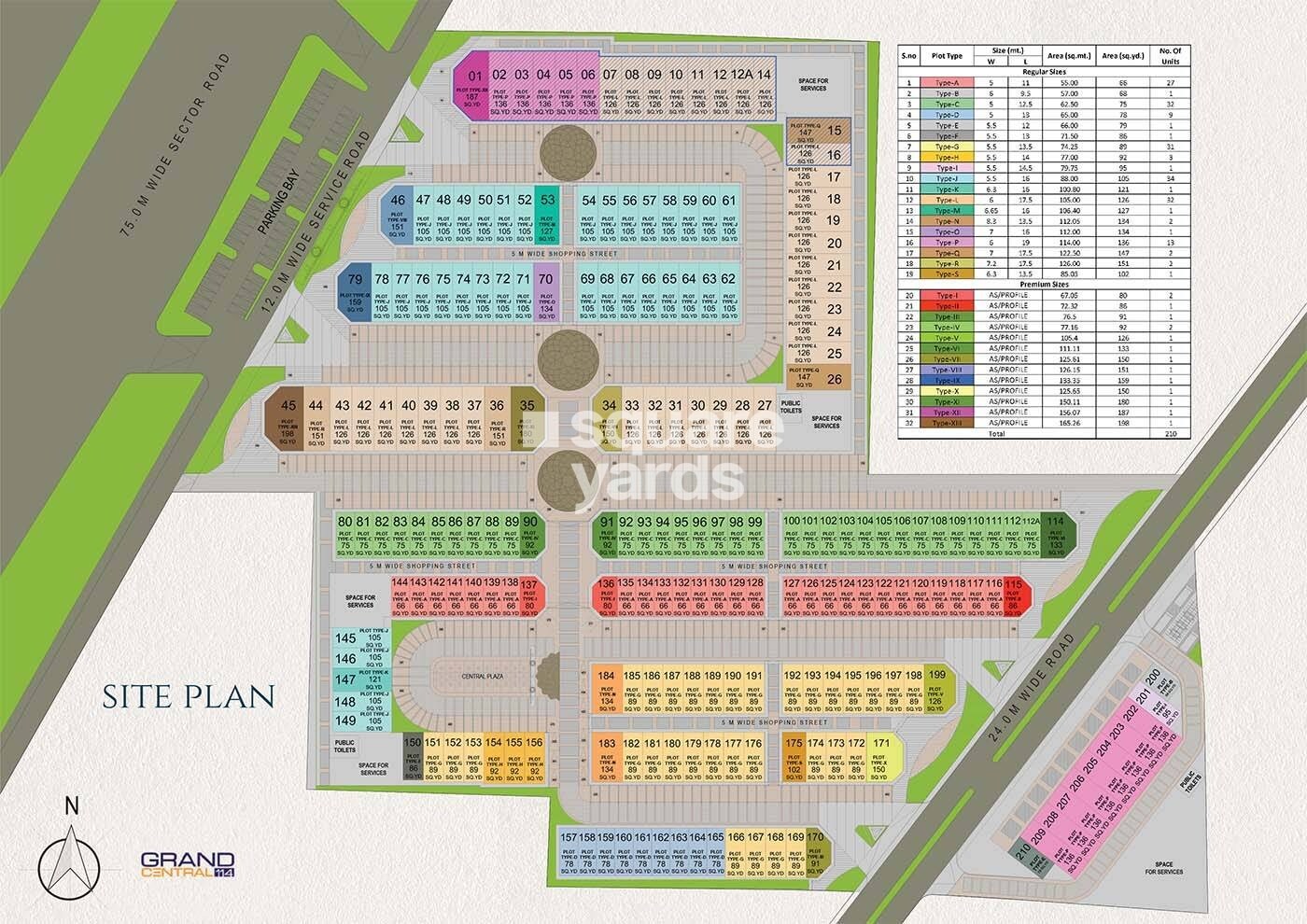 Spaze Grand Central Master Plan 1