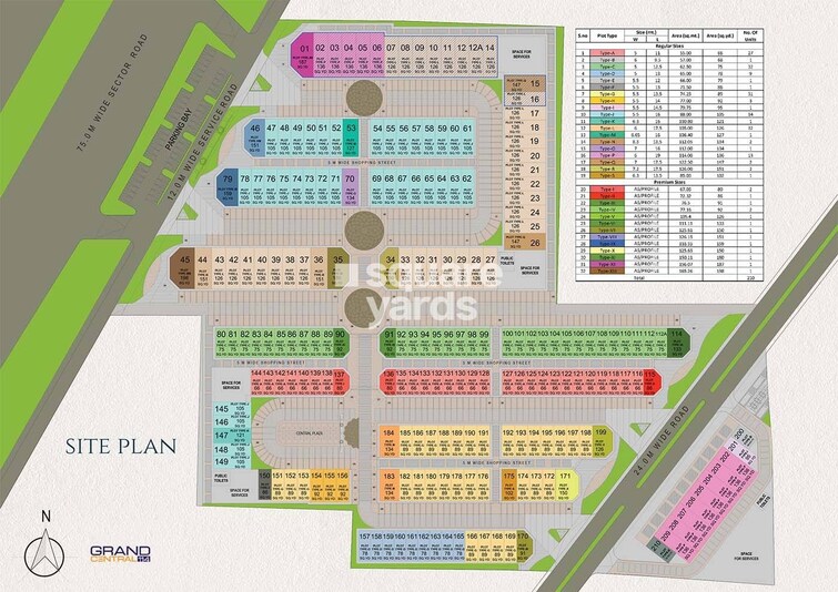 Spaze Grand Central Master Plan Image
