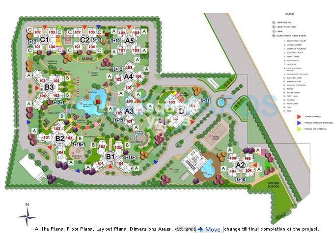 Spaze Kalistaa Master Plan Image