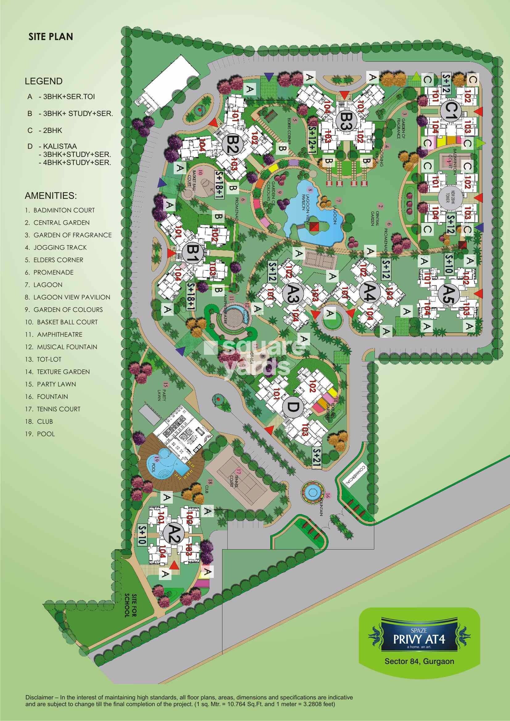 Spaze Privy AT4 Master Plan Image