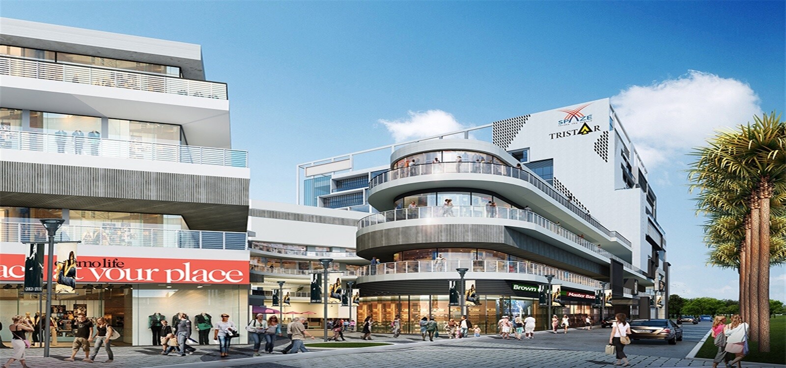 Spaze Tristaar Commercial Exteriors