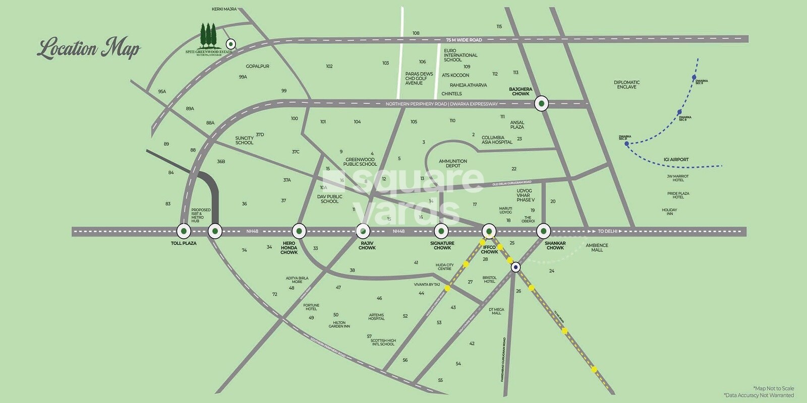 Spiti Greenwood Estate Location Image
