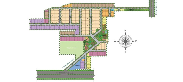 Spiti Palm Estate Master Plan Image