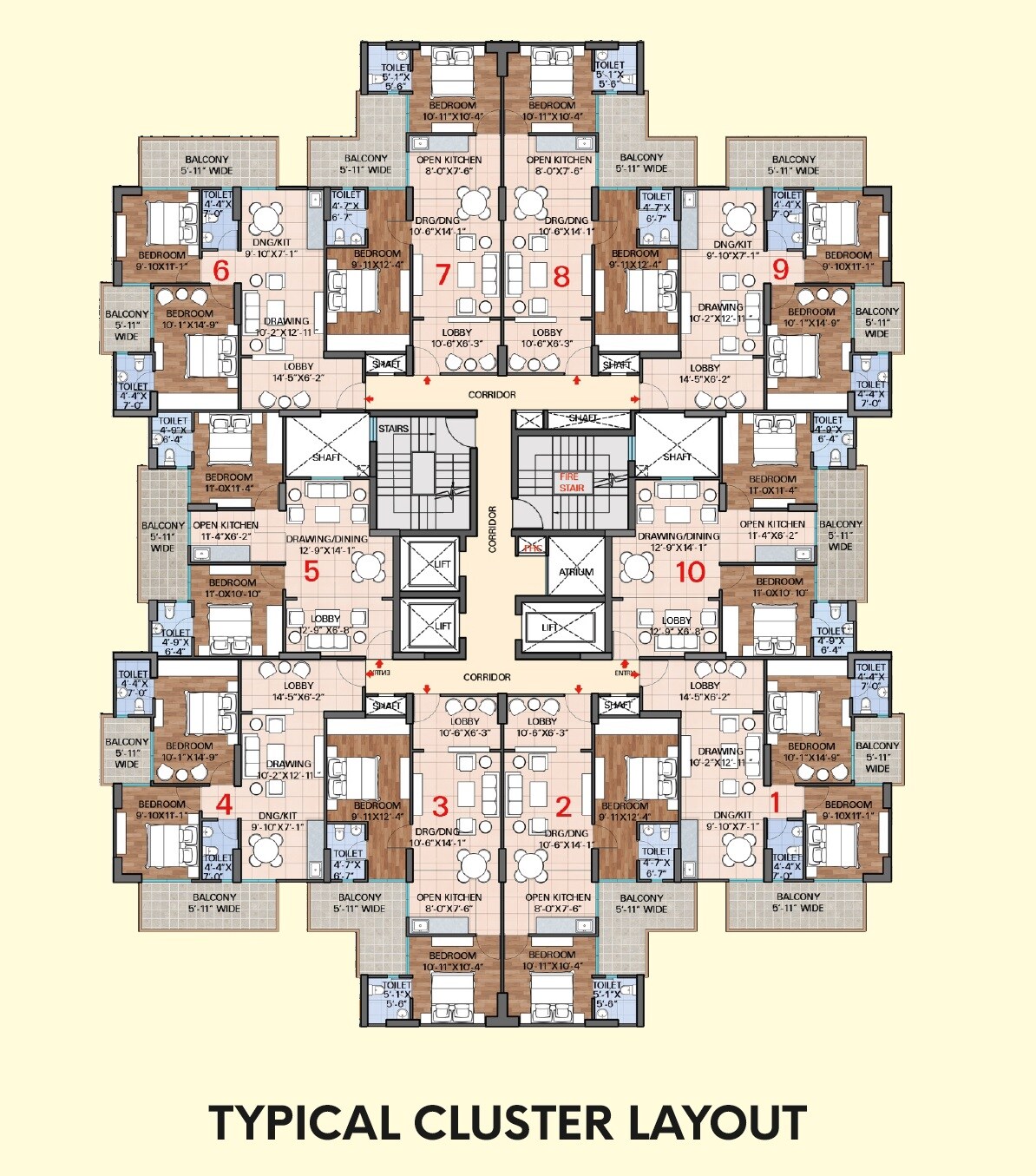 Sriflex City Floor Plans