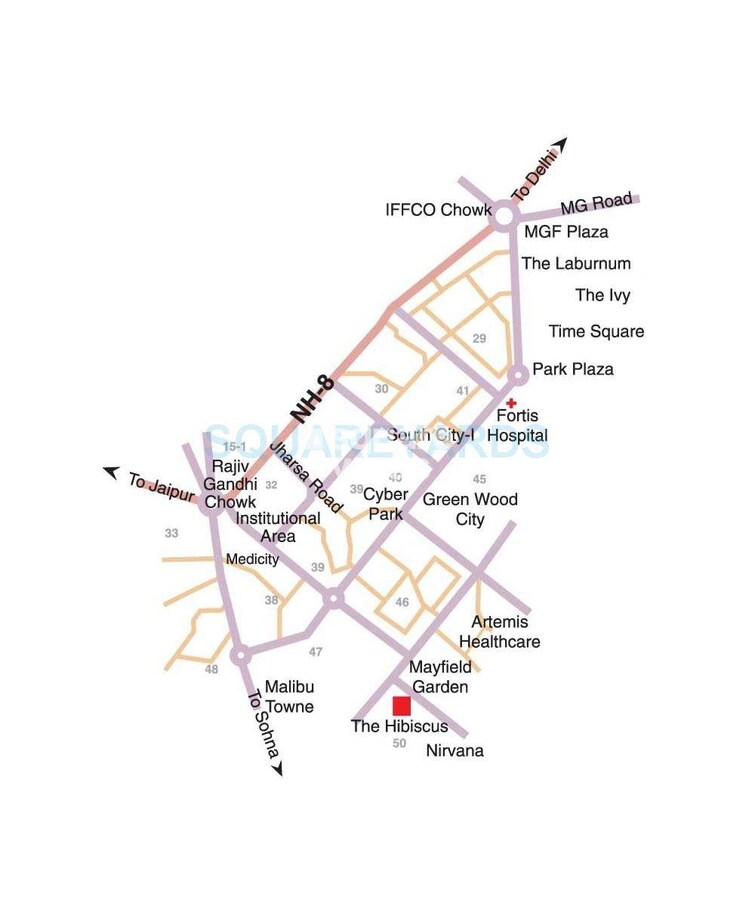 SS Hibiscus Location Image