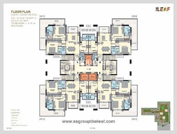 SS The Leaf Floor Plans 1