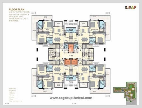 SS The Leaf Floor Plans 1