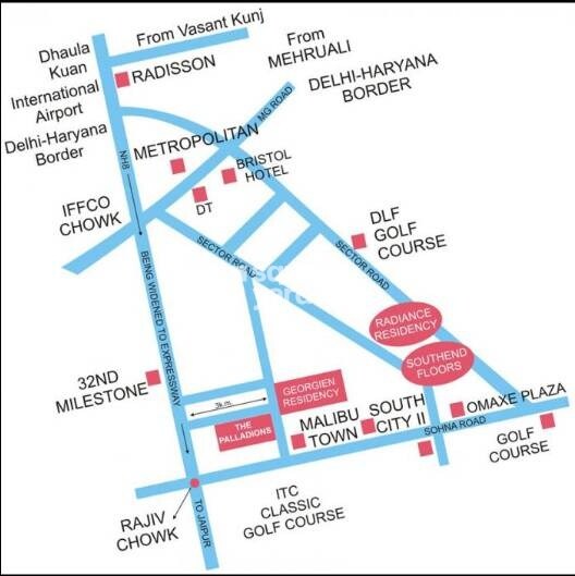 SS The Palladians Location Image