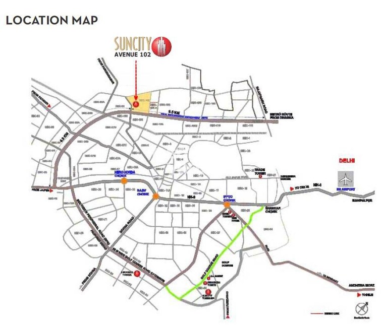 Suncity Avenue 102 Location Image