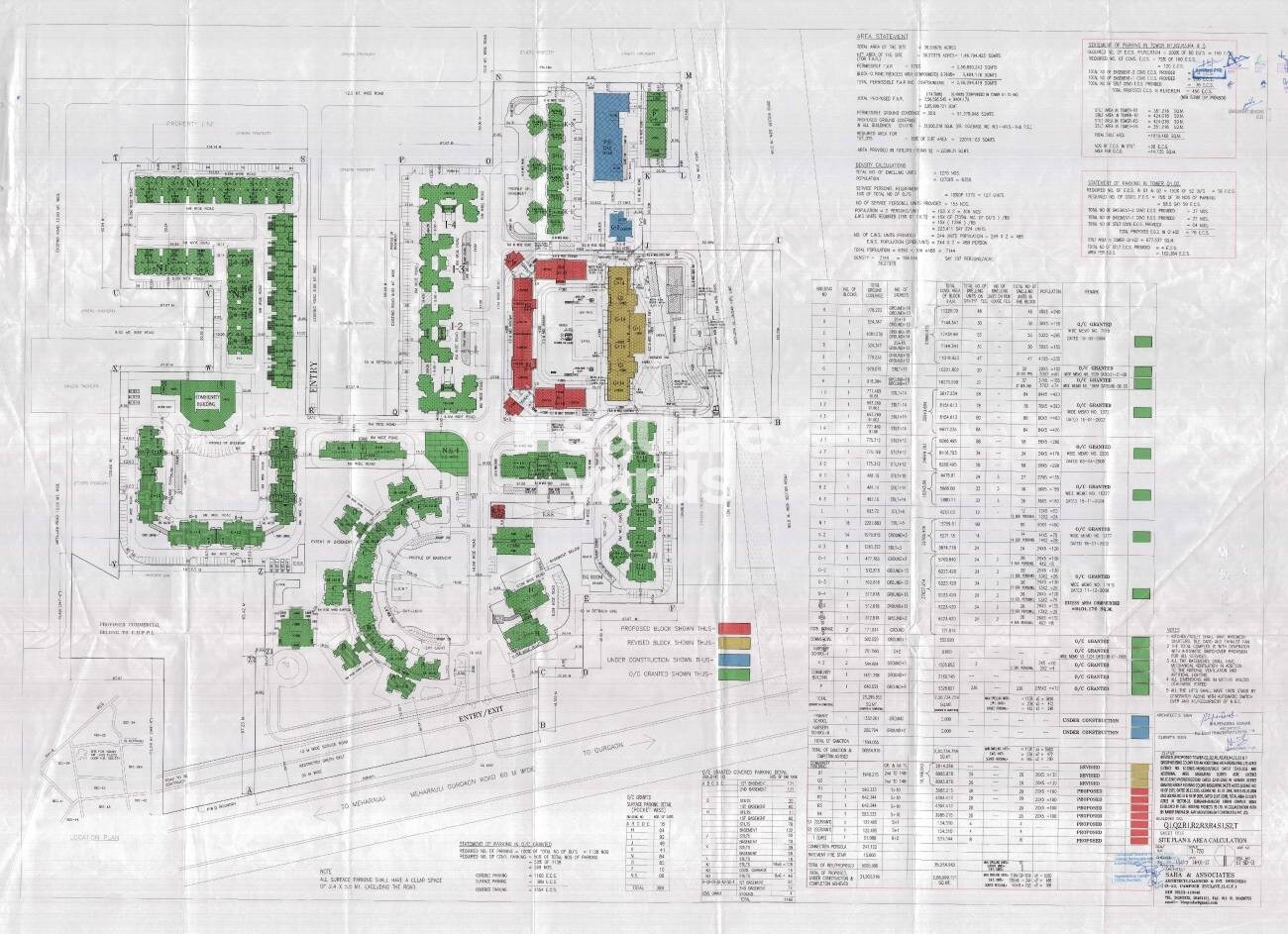 Suncity Essel Tower Master Plan Image
