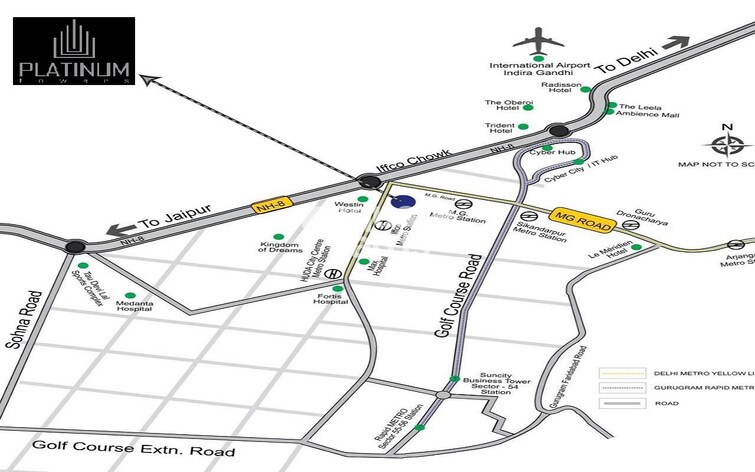 Suncity Platinum Towers Location Image
