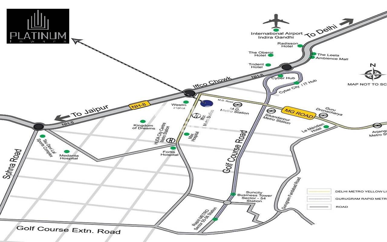 Suncity Platinum Towers Location Image