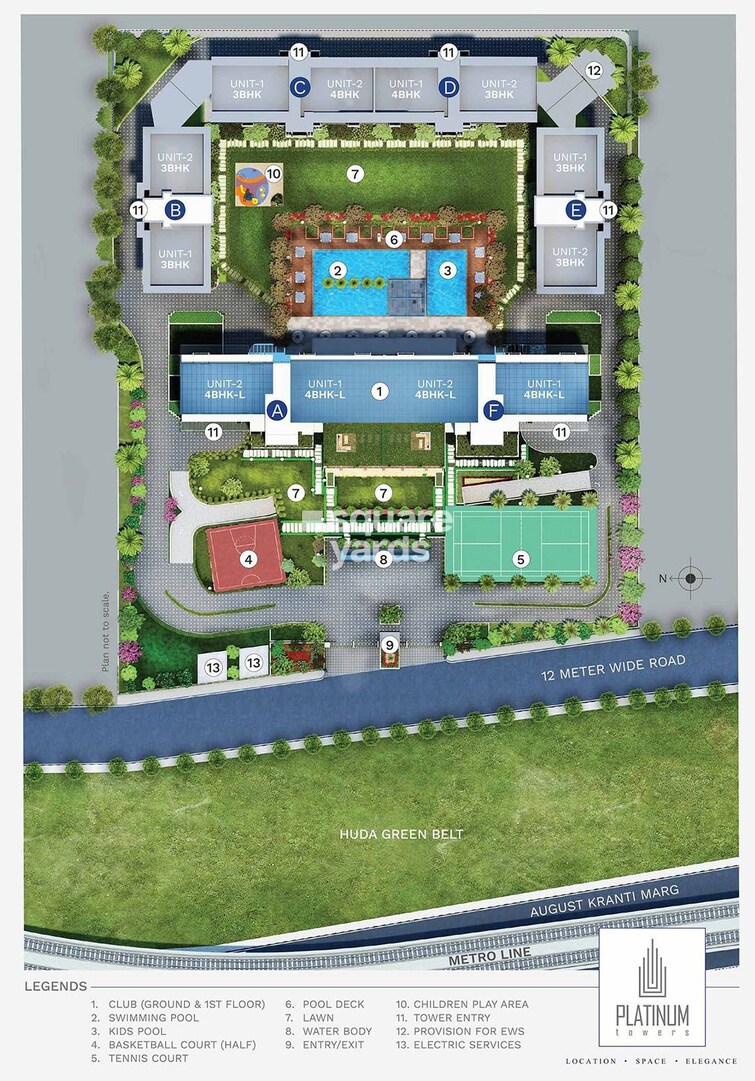 Suncity Platinum Towers Master Plan Image