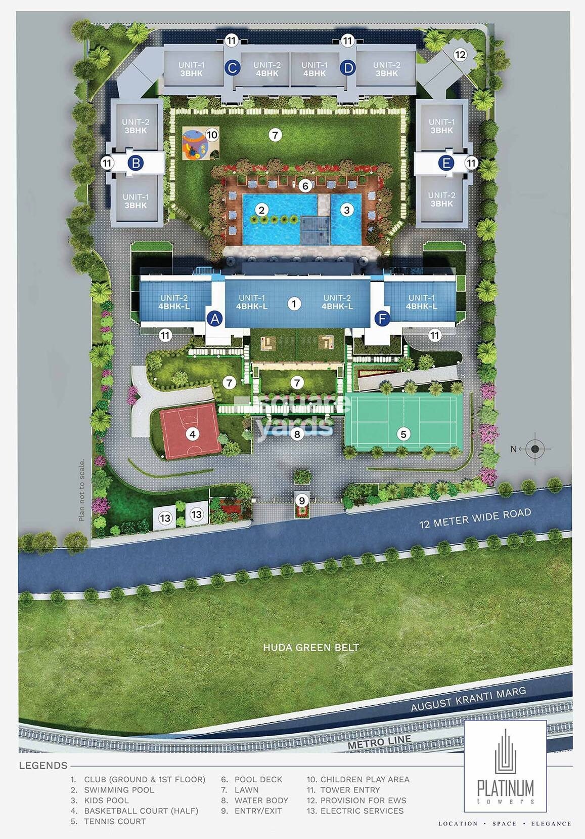 Suncity Platinum Towers Master Plan Image
