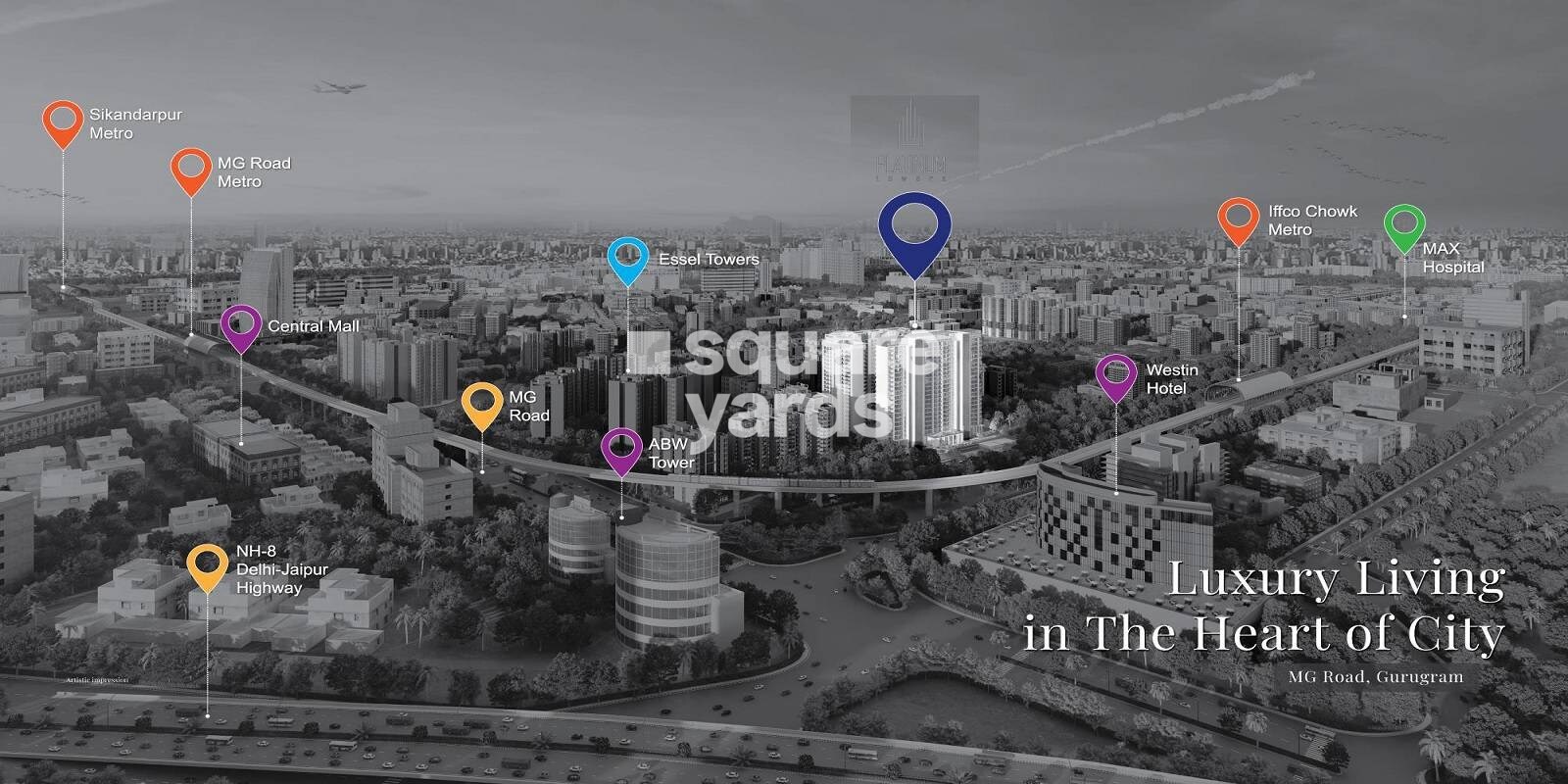 Suncity Platinum Towers Tower View 1