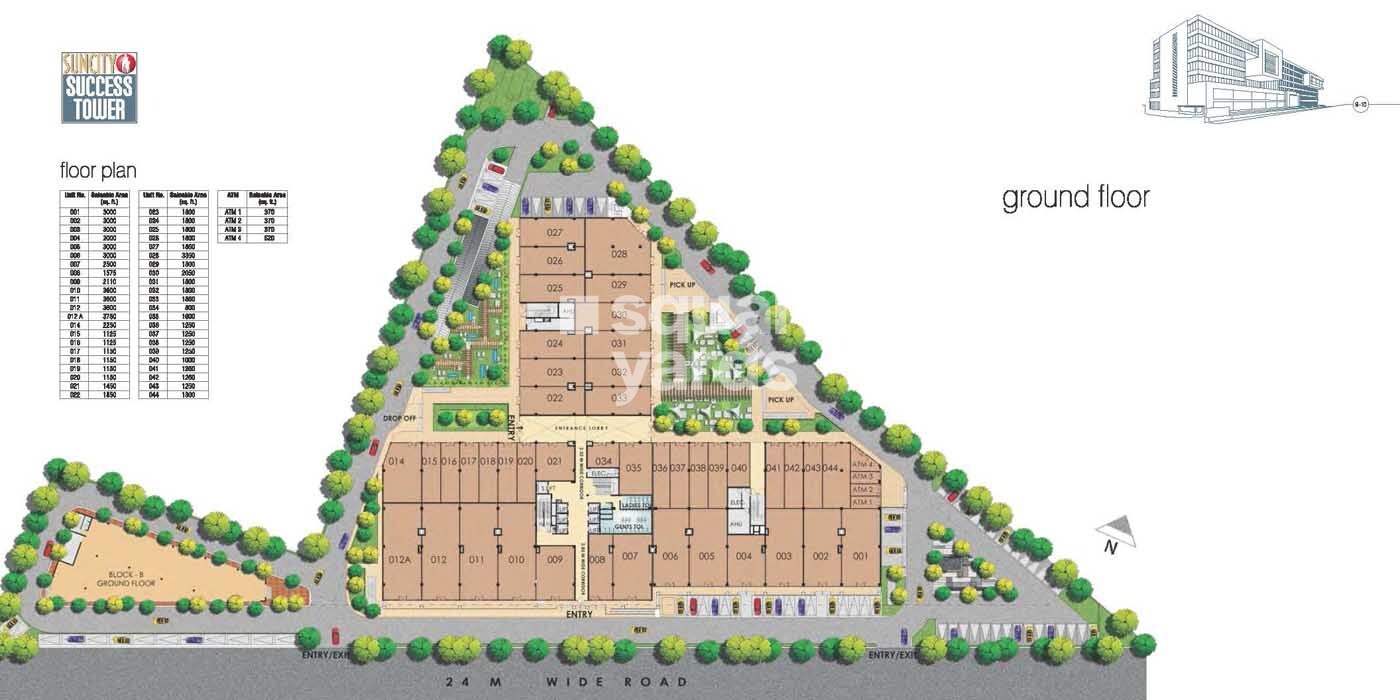 Suncity-Success-Tower_an aerial view of a plane flying in the sky