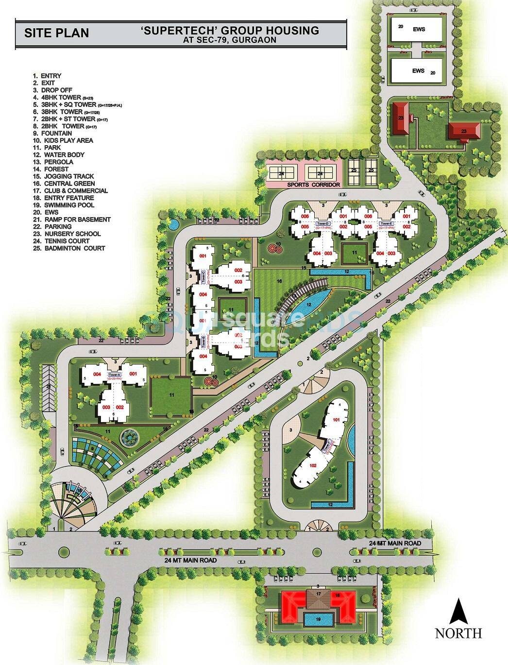 Supertech Araville Master Plan Image
