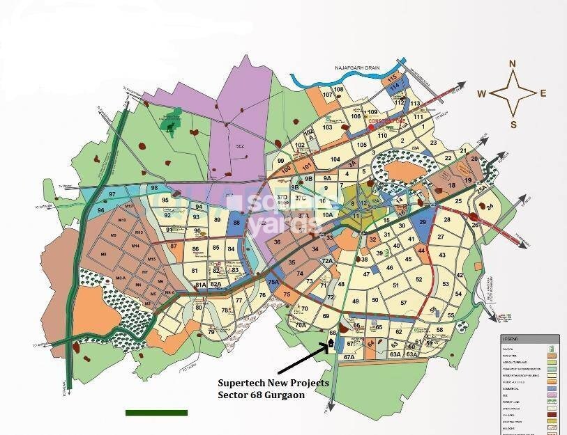 Supertech Azaliya Location Image