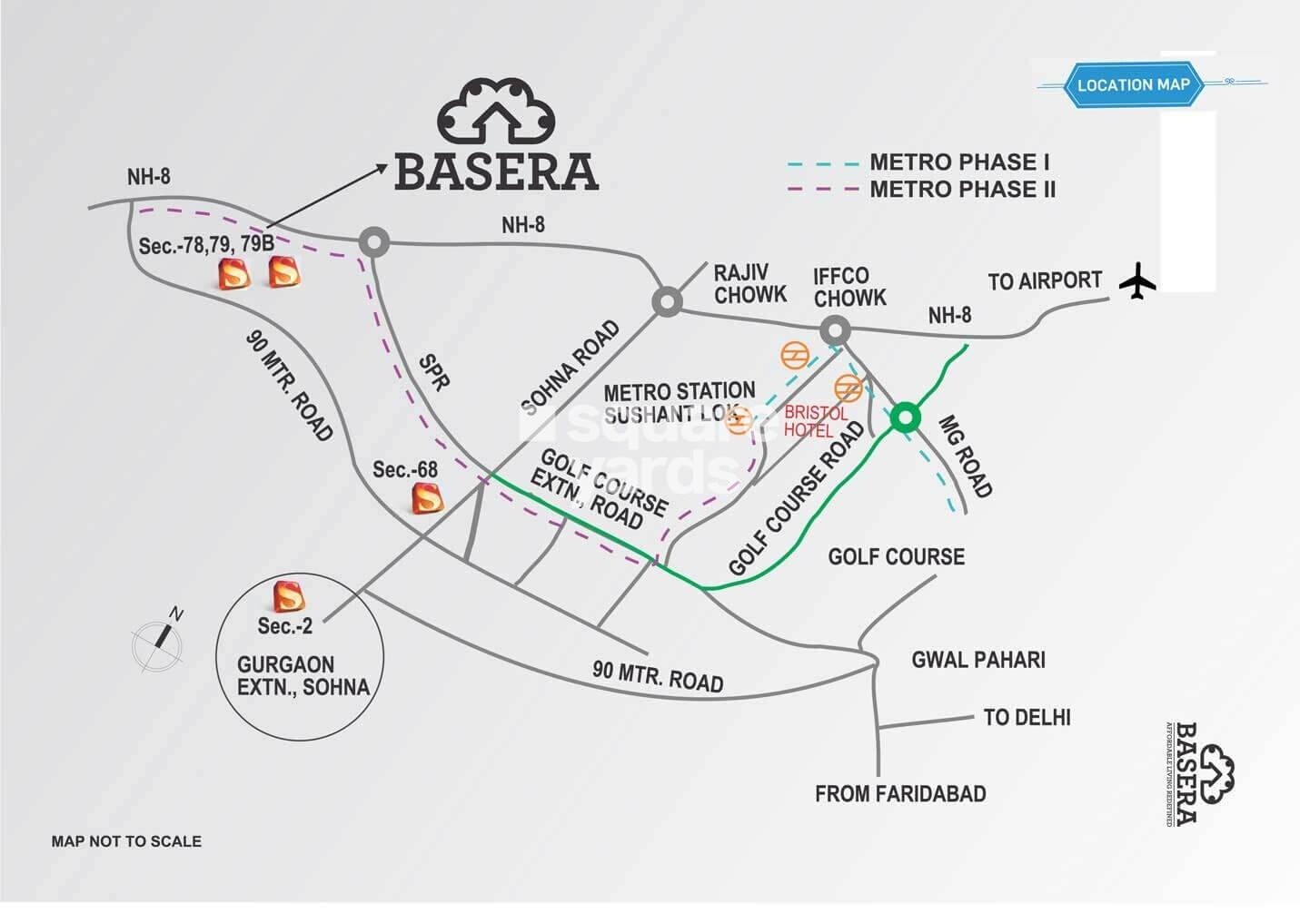 Supertech Basera Location Image