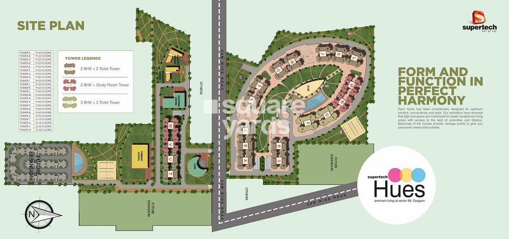 Supertech Hues Master Plan Image