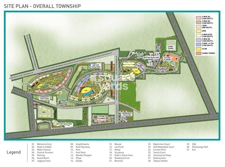 Supertech Jade Towers Master Plan 1