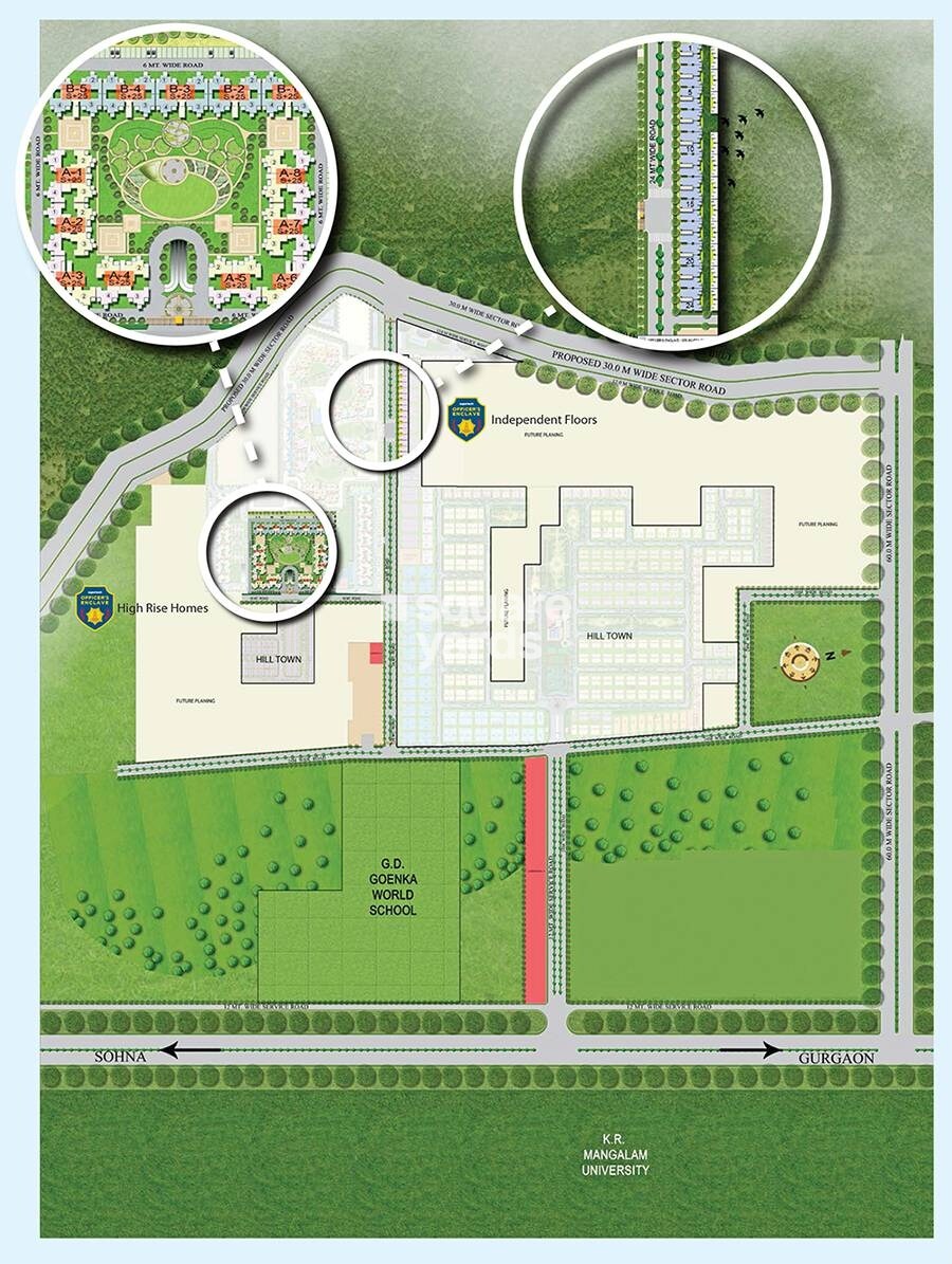 Supertech Officers Enclave Master Plan 1