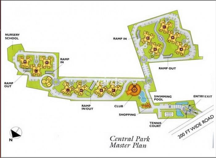 Sweta Central Park I Master Plan Image