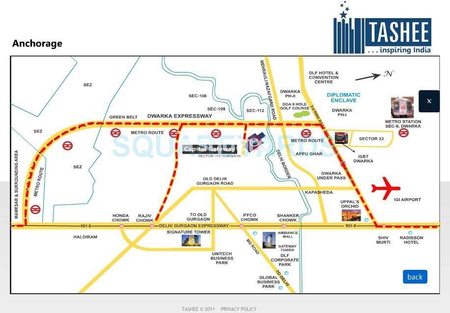 Tashee Capital Gateway Location Image