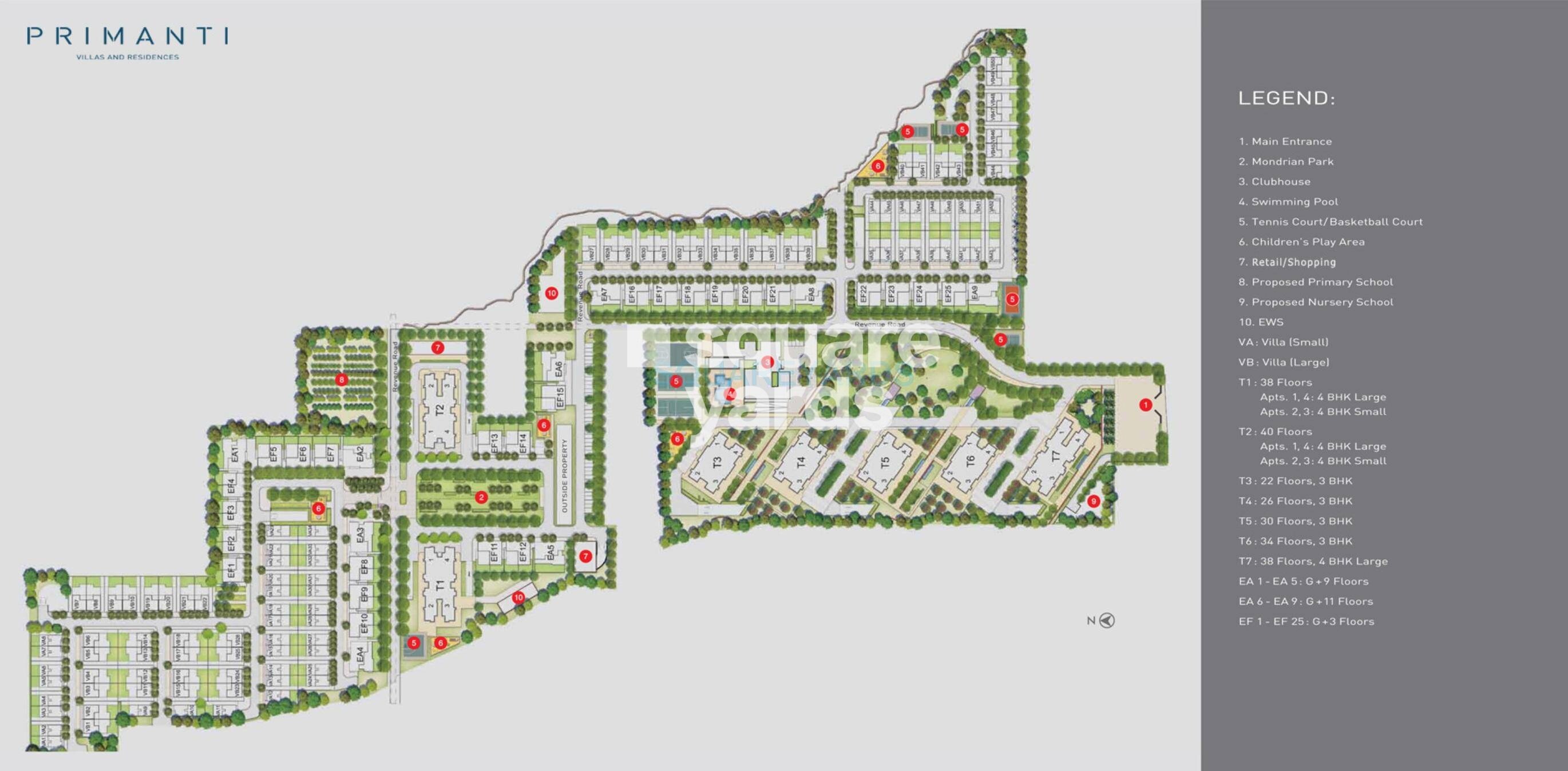 Tata Primanti-Executive Floors Master Plan 1