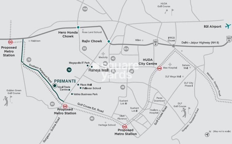 Tata Primanti Phase 2 Location Image