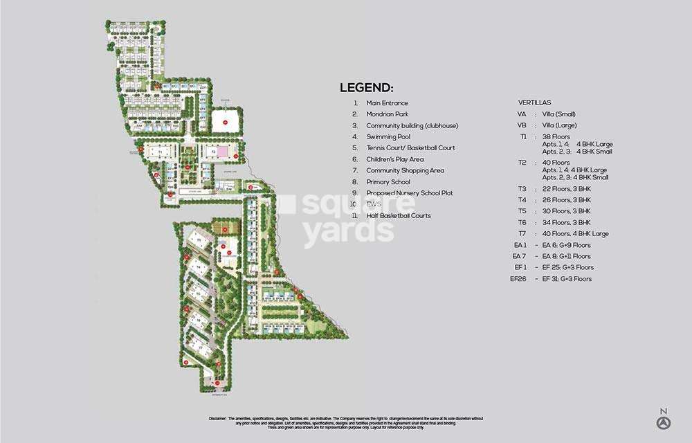 tata primanti villas master plan image2