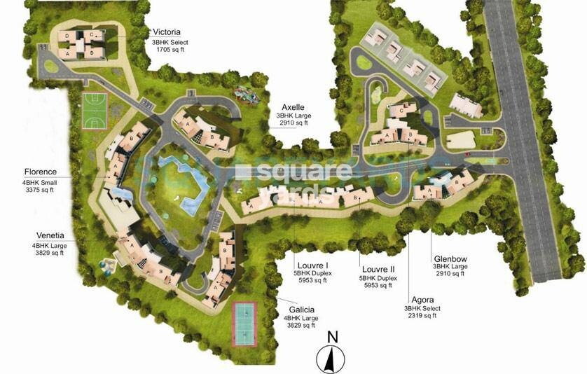 Tata Raheja Raisina Residency Master Plan Image