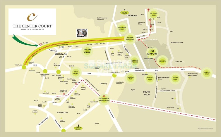 The Center Court Location Image