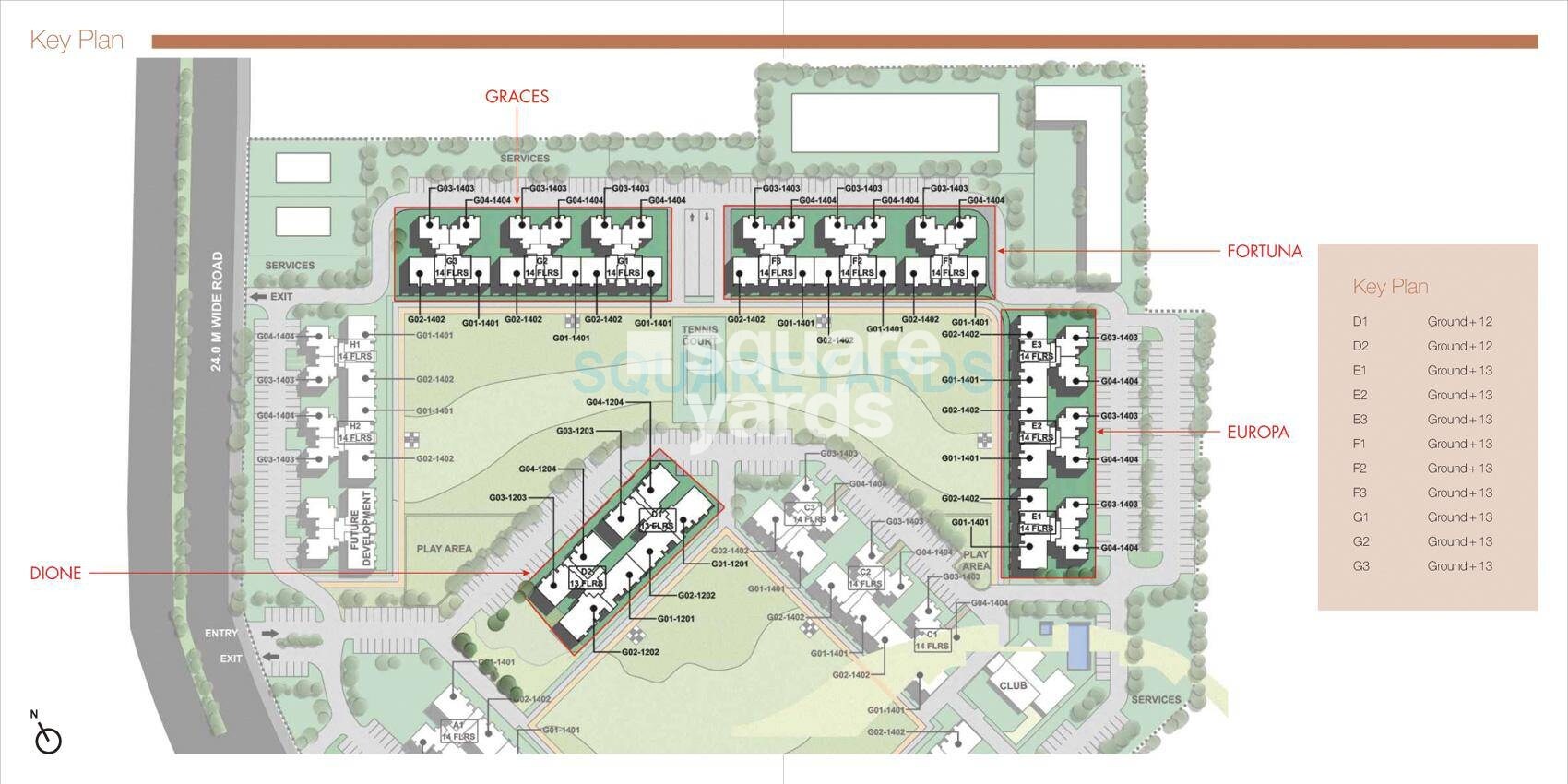 Unitech Uniworld Resorts-The Residences Master Plan 1