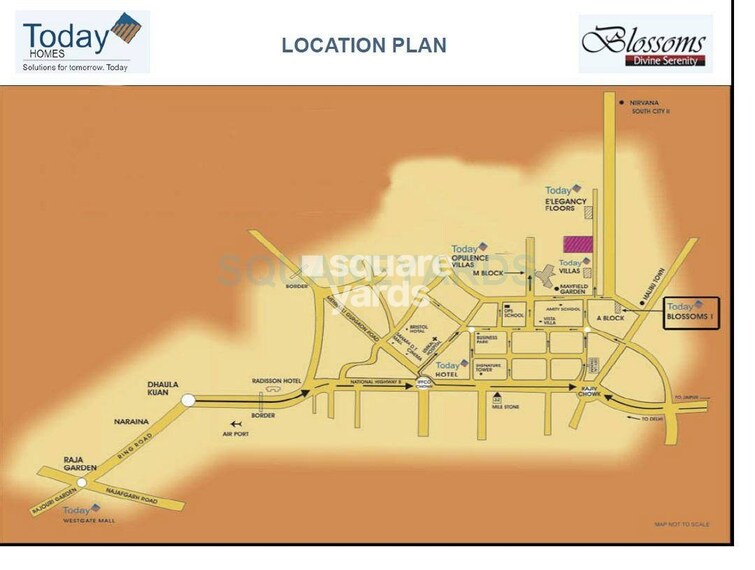 Today Blossoms I Location Image