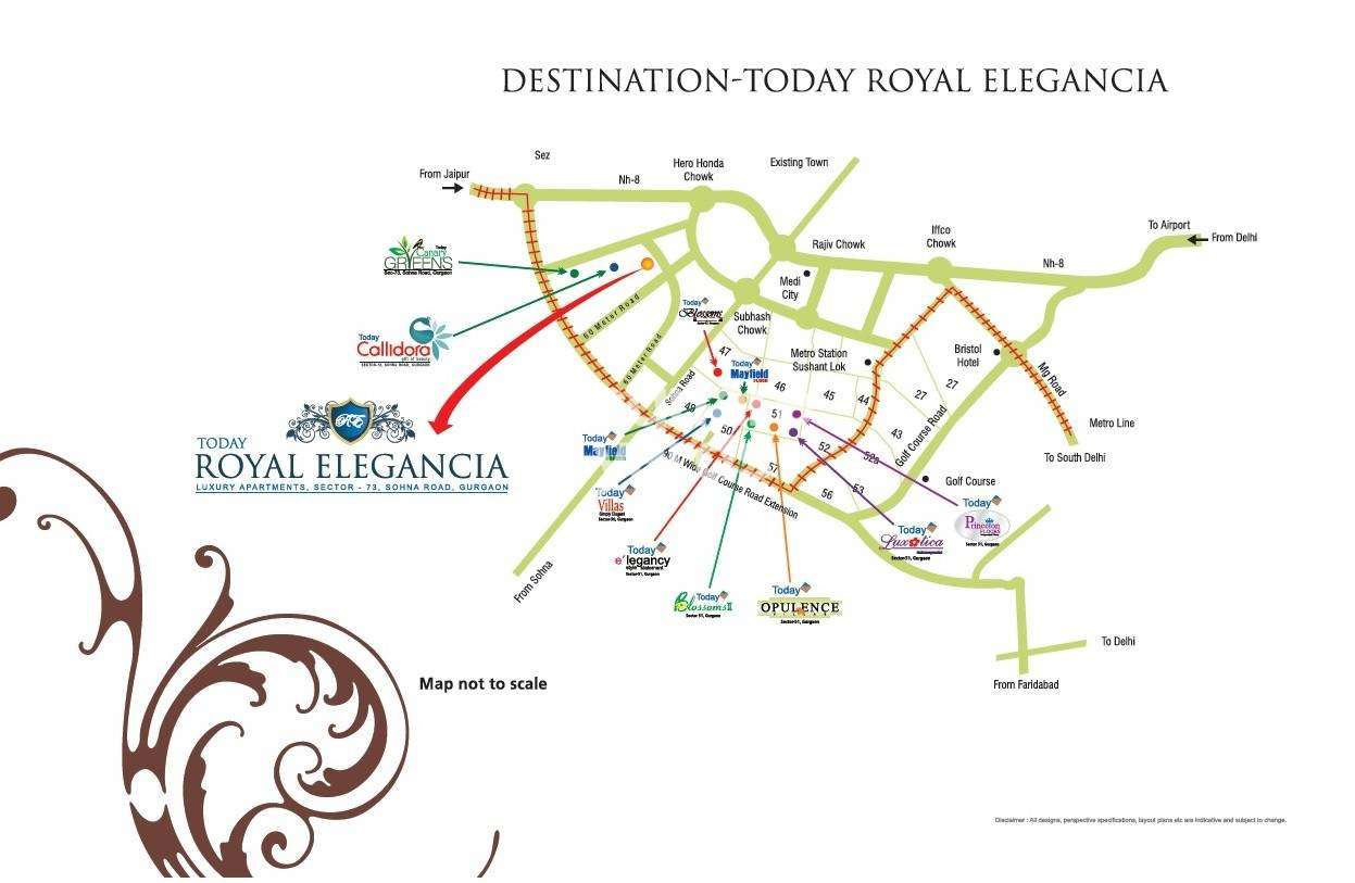 today royal elegancia project location image1