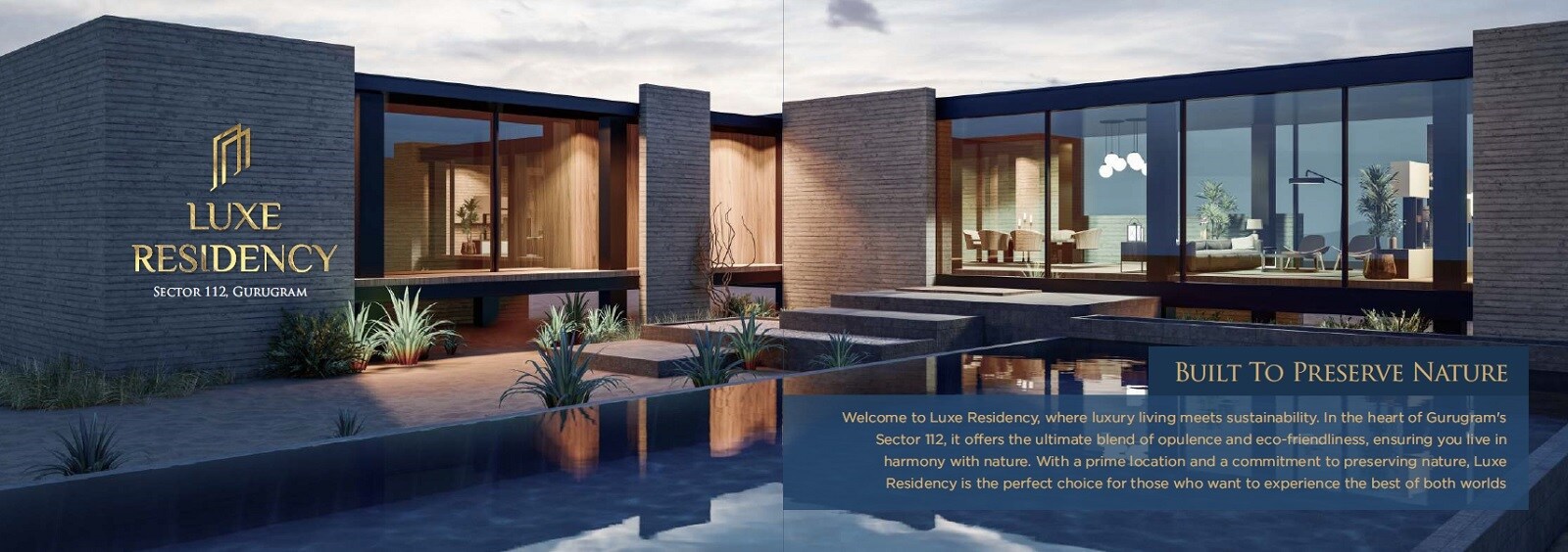 True Habitat Luxe Residency Clubhouse External Image