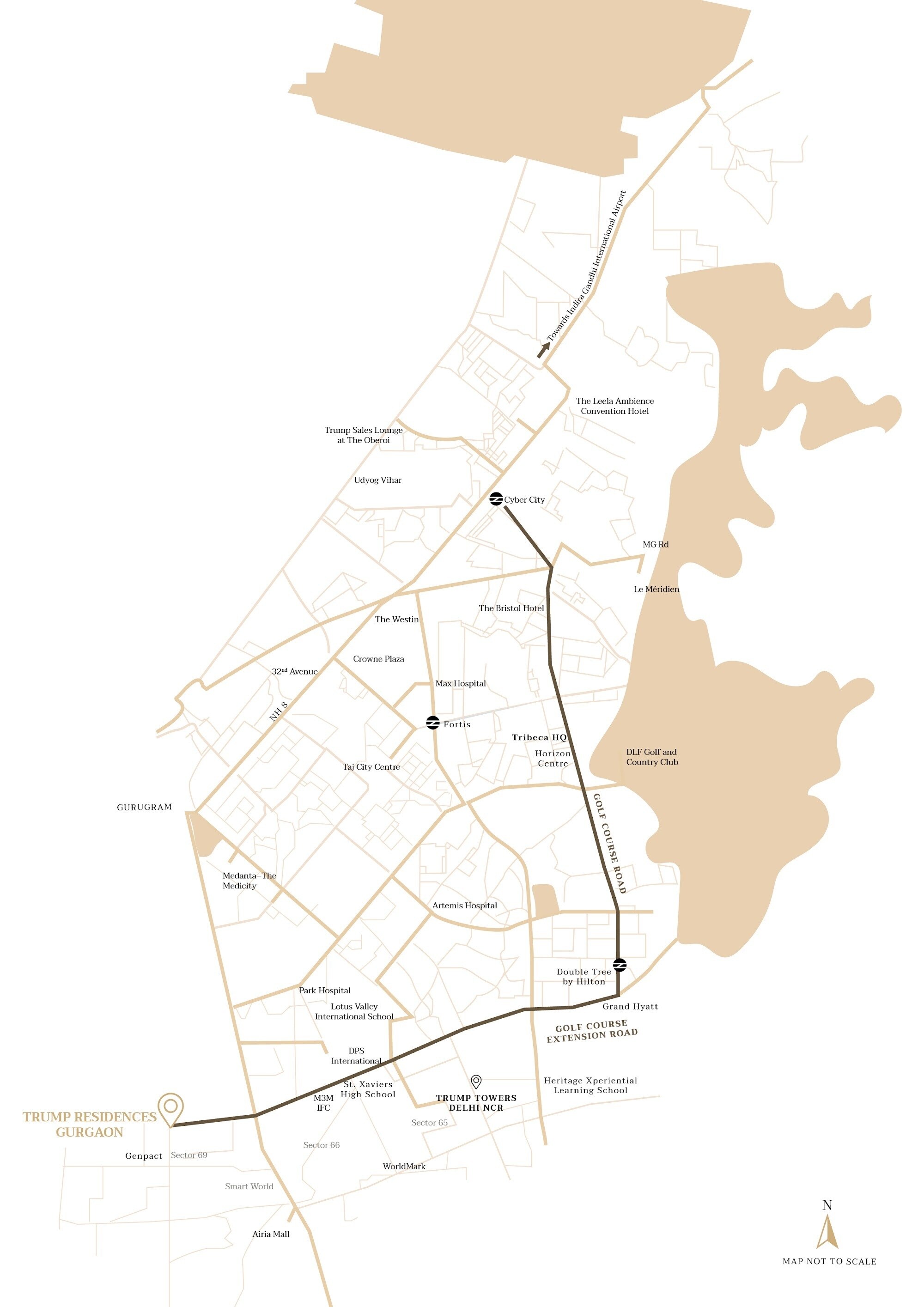 Trump Residences Location Image
