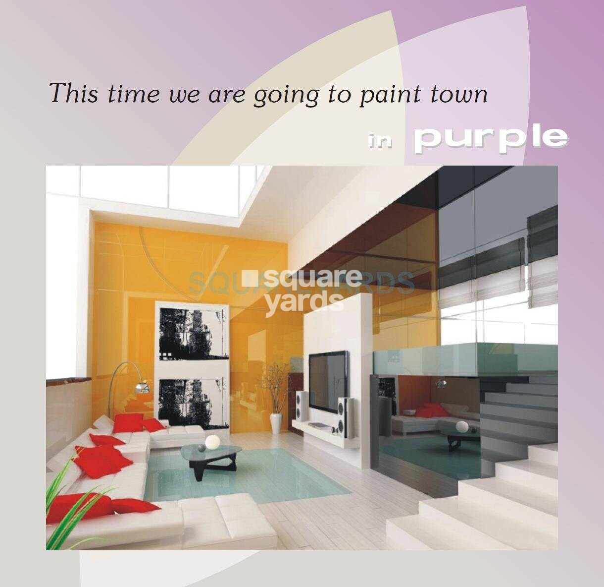 Tulip Purple Apartment Interiors