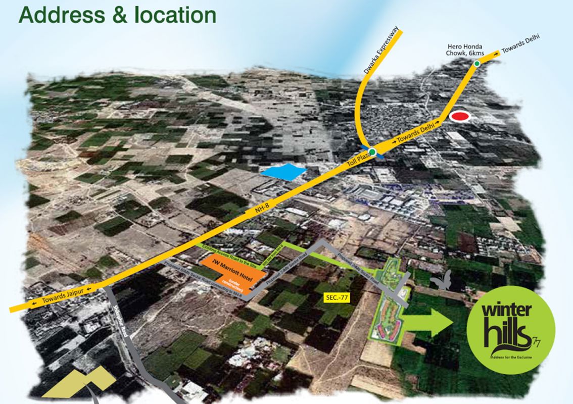 Umang Winter Hills Location Image